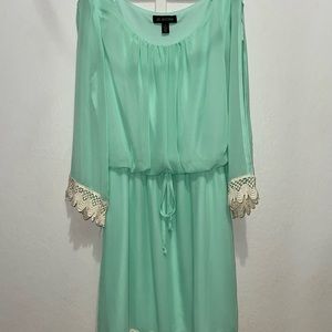 Jodi Kristopher dress green mini party size Small